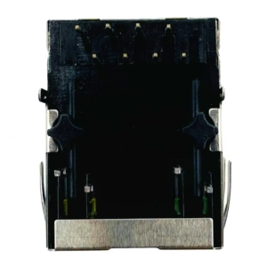 Magnetic RJ45 1x1 Tab Down 10100 BASE With LEDs, DIP (3)
