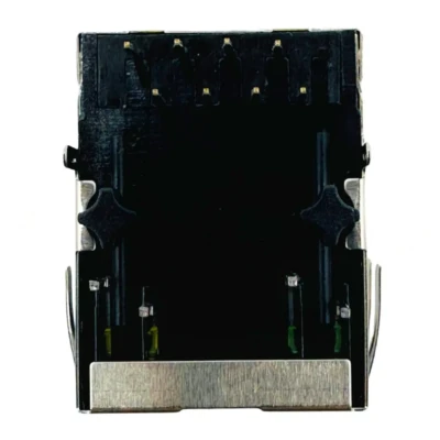 Magnetic RJ45 1x1 Tab Down 10100 BASE With LEDs, DIP (3)