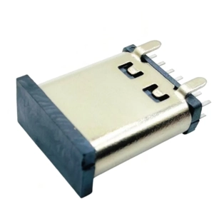 USB Type-C Connector 16Pin IO Receptacle Vertical Through-Hole Tab-Up Type (1)
