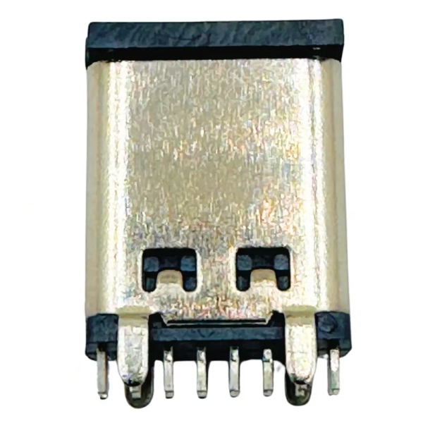 USB Type-C Connector 16Pin IO Receptacle Vertical Through-Hole Tab-Up Type (2)