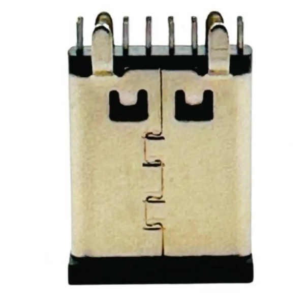 USB Type-C Connector 16Pin IO Receptacle Vertical Through-Hole Tab-Up Type (3)