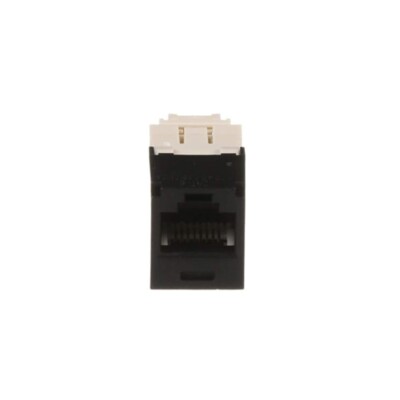 Category 6 TG-Style 8-Conductor RJ45 Jack, Black