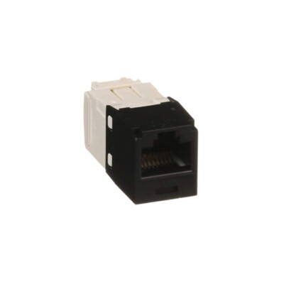 Category 6 TG-Style 8-Conductor RJ45 Jack, Black