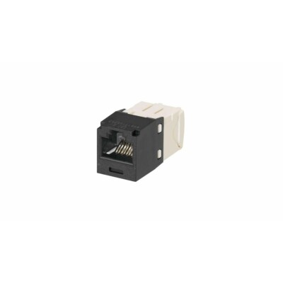 Category 6 TG-Style 8-Conductor RJ45 Jack, Black