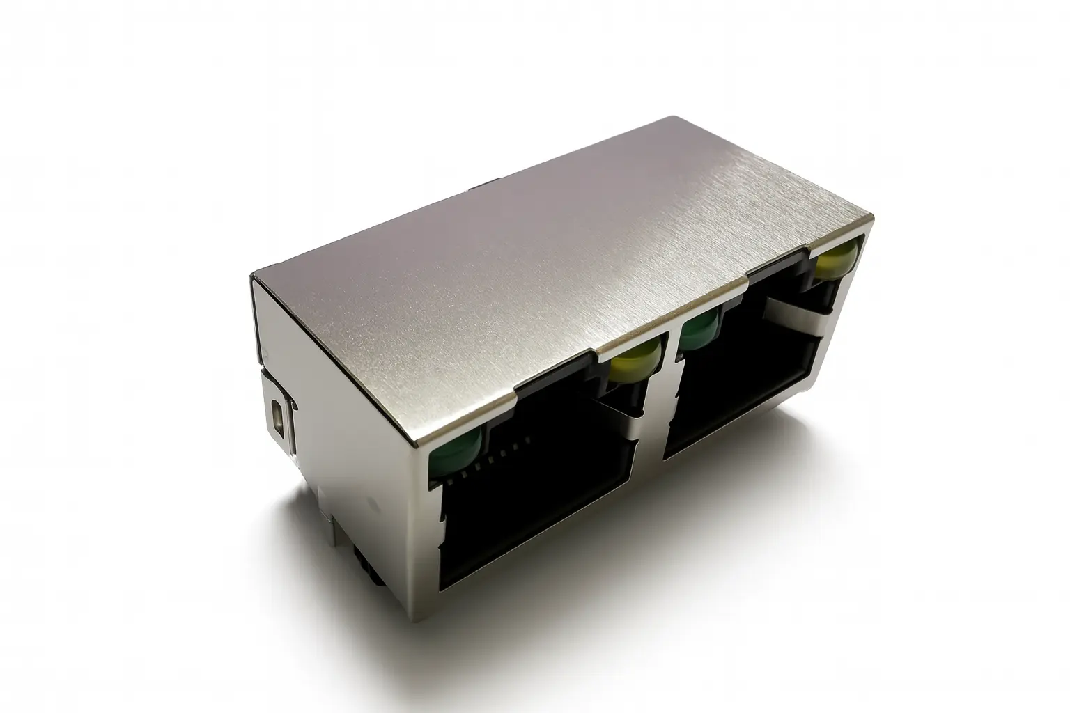 Dual Port RJ45 Jack with LEDs – E56C08032645.