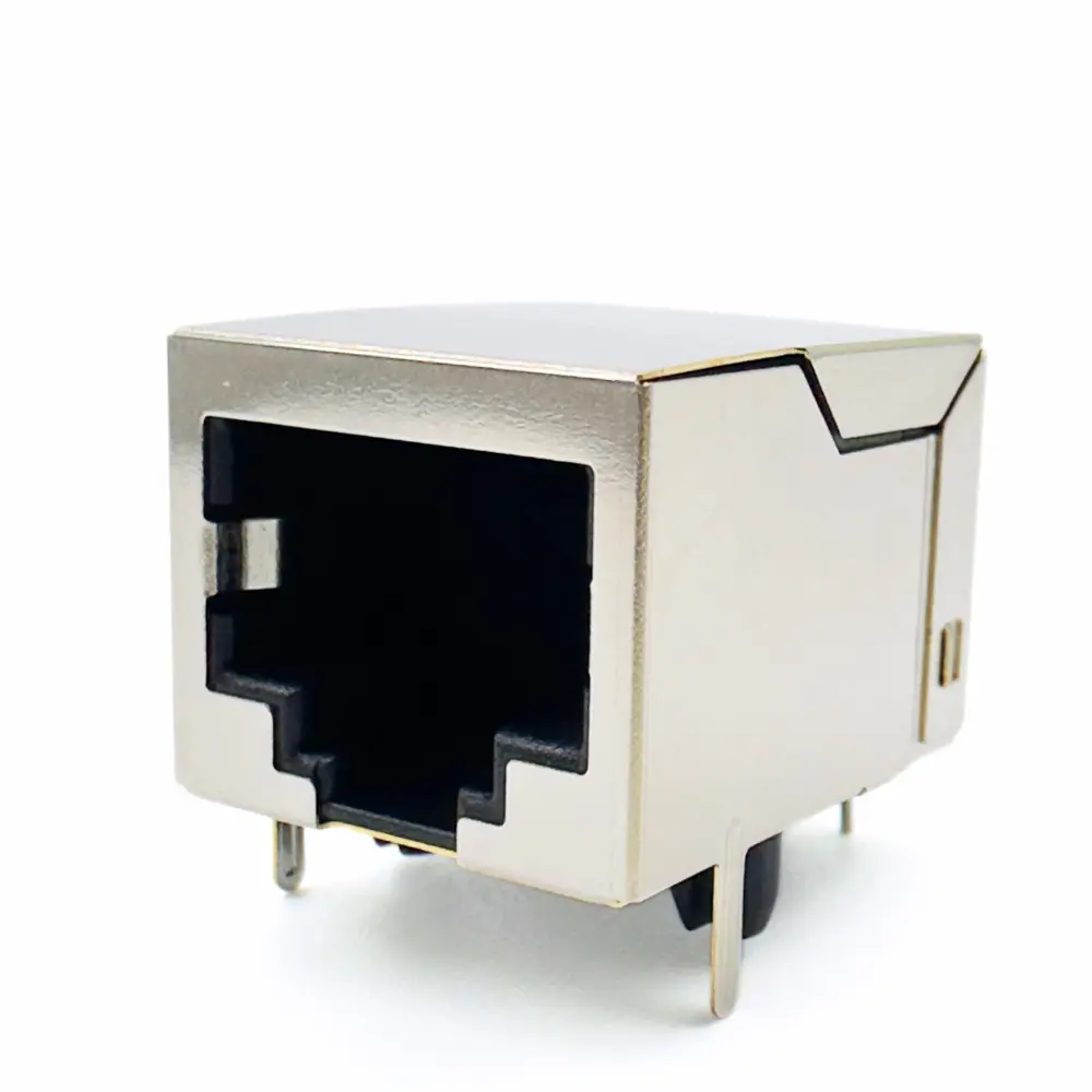 RJ45 Modular Jack Shielded Tab-Down 8P8C Through-hole