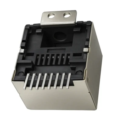 SMT TYPE RJ45 Jack Modular RJ45 Jack 1 Port 8P8C Tab-Up 21.35mm- DW-RJ45-D001179