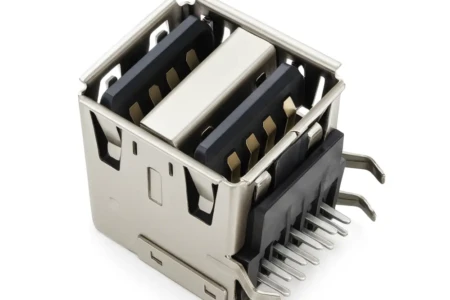 USB 2.0 Type A Dual Stacked Connector