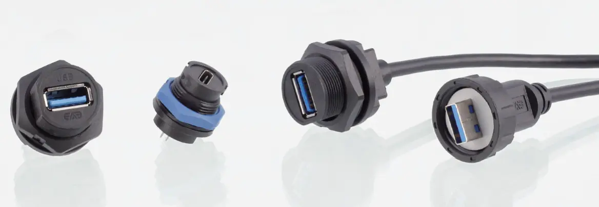 Waterproof USB Connectors