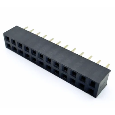 2.00 mm Dual-Row Female Header, Vertical THT (DW-FH-2200509WVNP)