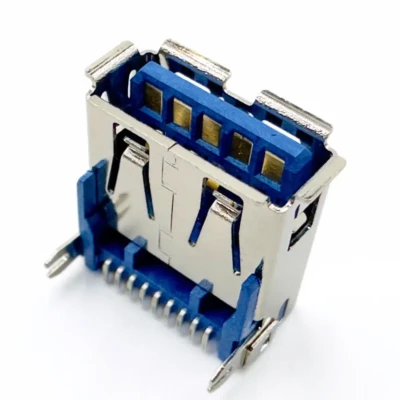 USB 3.0 Type-A Right-Angle Receptacle SMT 9P (DW-MU3-SA09078)