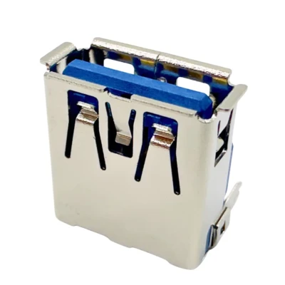 USB 3.0 Type-A Right-Angle Receptacle SMT 9P (DW-MU3-SA09078)