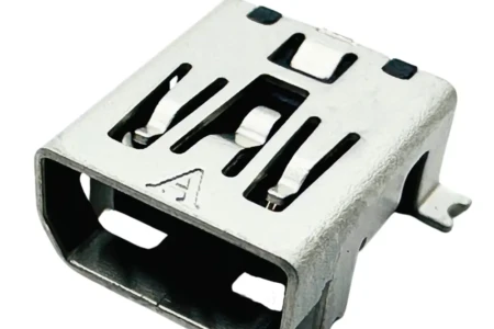 High-Quality Mini USB Type B Connector – Reliable 5-Pin SMT + DIP Design for Secure Data Transfer