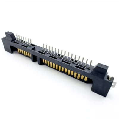 SATA 22P Right Angle SMT Receptacle 1.27 mm (DW-SAT-S22501)