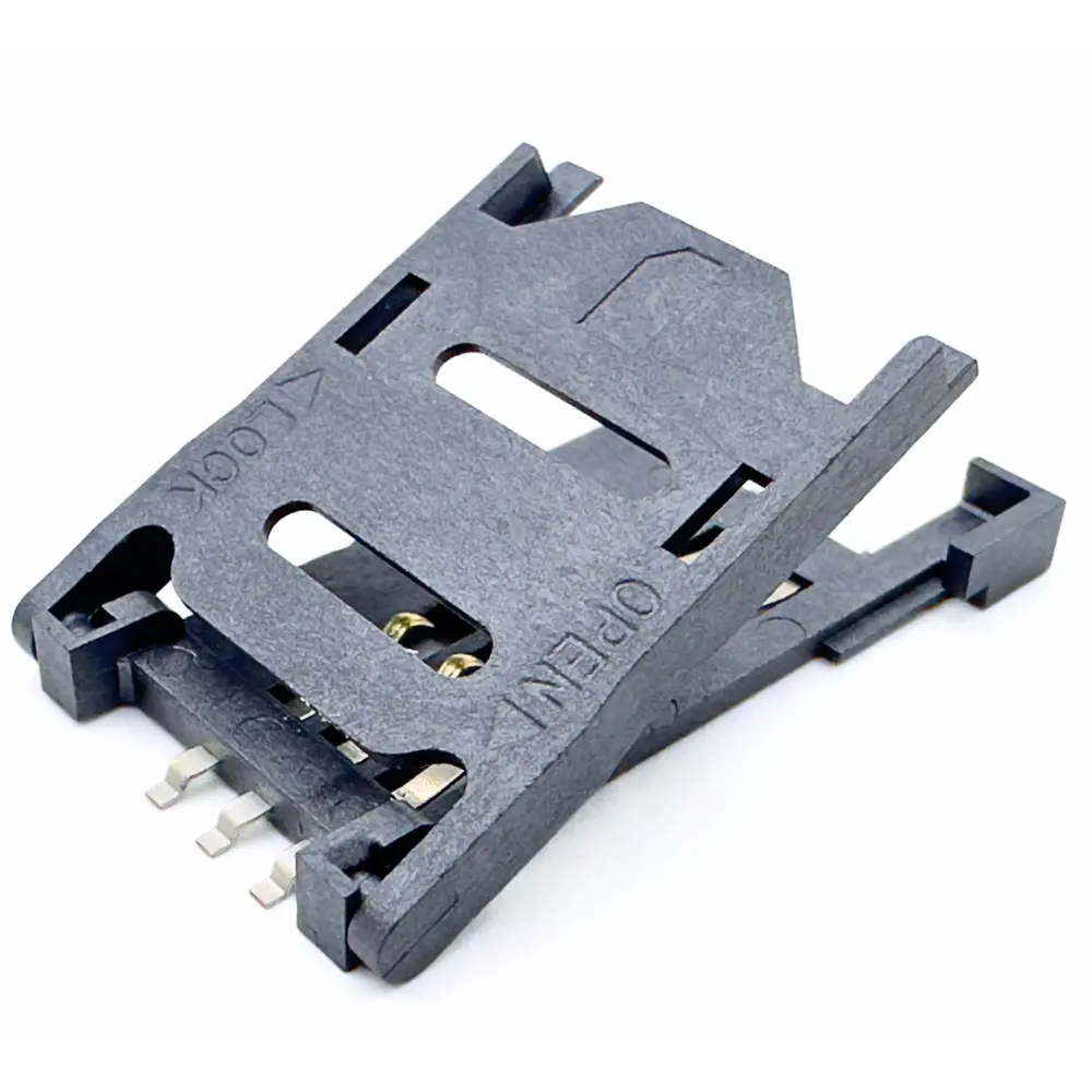 SIM Card Holder Push-Pull SMT 8P 2.8 mm (DW-SM-62802)