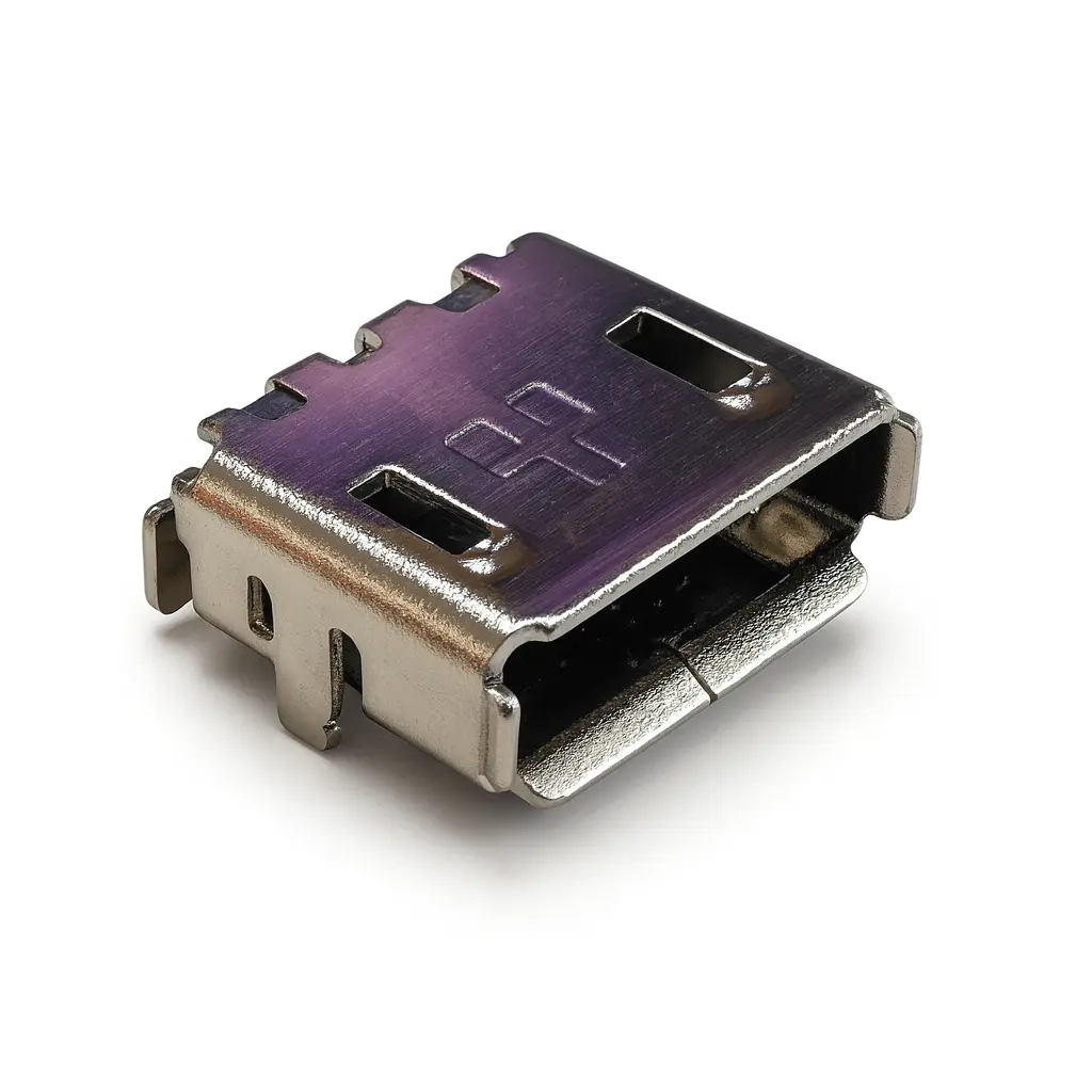 Micro USB B 5-pin female connector – Rugged SMD + DIP