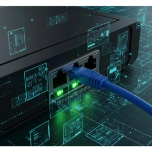 High-reliability magnetic RJ45, 1×1