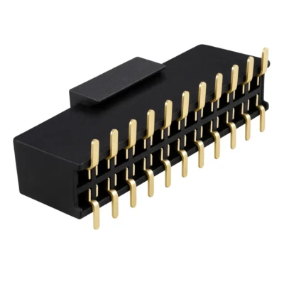 1.27mm Female Header Dual Rows SMT Type Base 4.3H with Cap