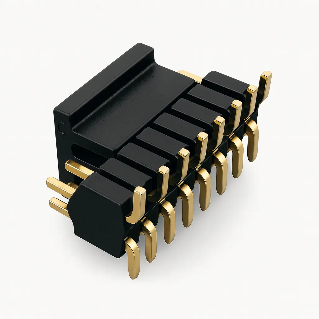 1.27mm Right Angle SMT Pin Header