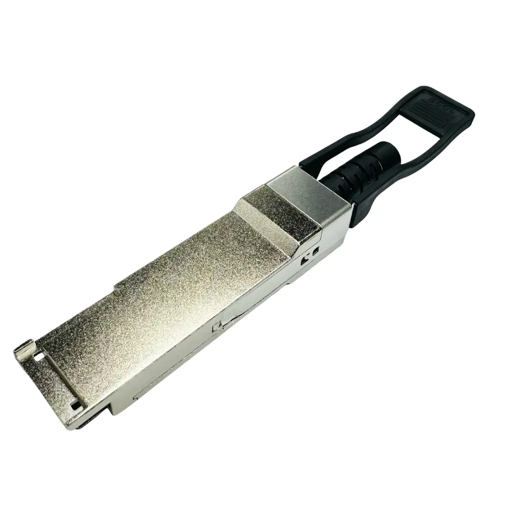 1x1 SFP+ Cage Kit with Black Pull-Link — EMI-Shielded, Thru-Hole, Complete Hardware