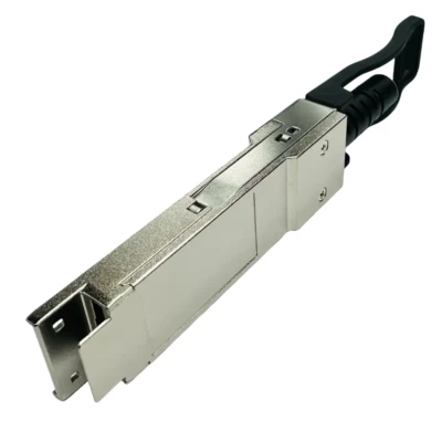 1x1 SFP+ Cage Kit with Black Pull-Link — EMI-Shielded, Thru-Hole, Complete Hardware