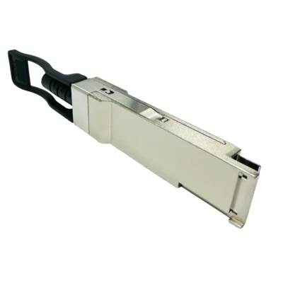 1x1 SFP+ Cage Kit with Black Pull-Link — EMI-Shielded, Thru-Hole, Complete Hardware