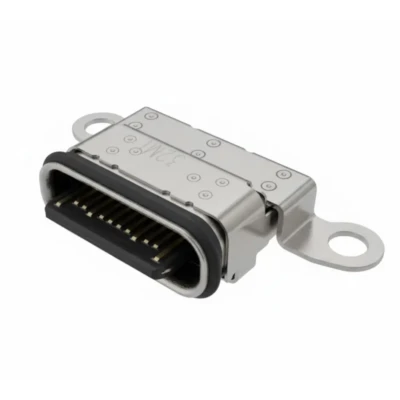 USB Type-C Waterproof SMT Connector – 24-Pin Ear-Mount | Rugged