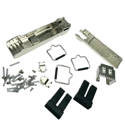 1x1 SFP+ Cage Kit with Barrel Sleeve Lock – High-Performance