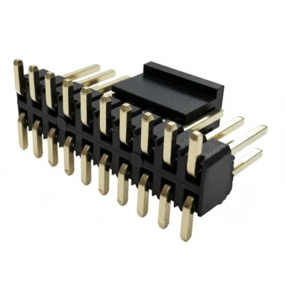1.27mm Pin Header Dual Rows SMT Type Base 2.0H with Cap