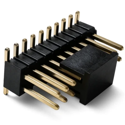 1.27mm Pin Header Dual Rows SMT Type Base 2.0H with Cap