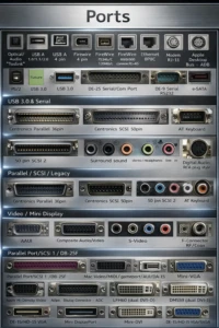 Computer Ports Guide: 10 Essential Ports You Should Know (USB, RJ45, Audio & Video)
