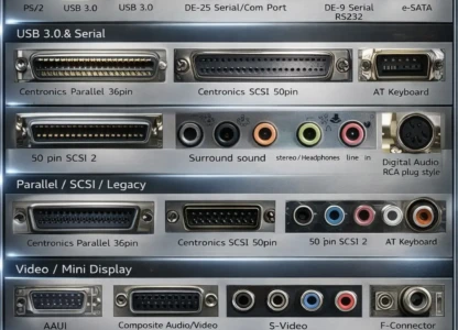 Computer Ports Guide: 10 Essential Ports You Should Know (USB, RJ45, Audio & Video)