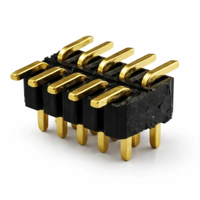 1.0mm SMT dual row pin header DW-PH-2100295WVnP-XXTR-01