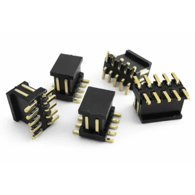 1.27mm SMT dual row pin header DW-PH-212733WVnP-XXTR-01