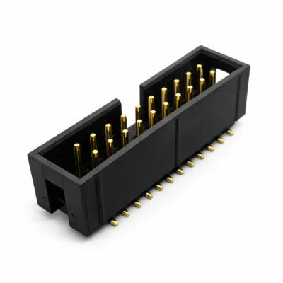 .54mm dual row SMT box header shrouded connector for PCB interconnects