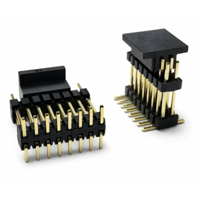 1.0mm pitch SMT dual row pin header DW-PH-210054WVnP-XXTR-01