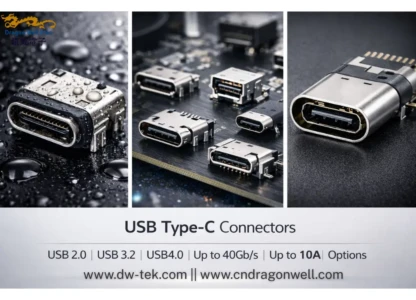 USB Type-C connectors series USB2.0 USB3.2 USB4 up to 40Gbps up to 10A