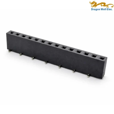 2.54mm Single Row Vertical SMT Female Header H7.1mm