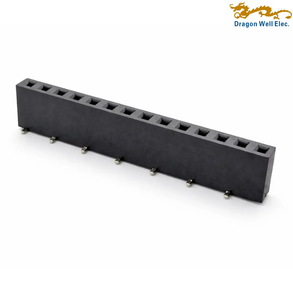 2.54mm Single Row Vertical SMT Female Header H7.1mm 2.54mm Single Row Vertical SMT Female Header H7.1mm