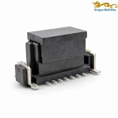 1.27mm Dual Row Vertical SMT E-Type Female Header H6.20mm