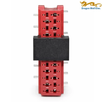 1.27mm Dual Row Vertical SMT Micro Match Female Header H5.00mm