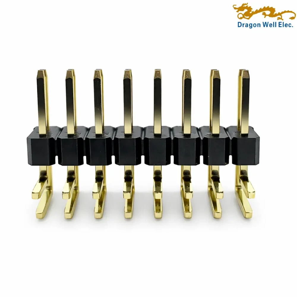 2.00mm Pitch Dual Row Right Angle SMT Pin Header 20 Pin