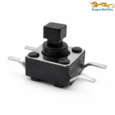 6×6mm Tact Switch 4 Pin Right Angle 7.3mm Height