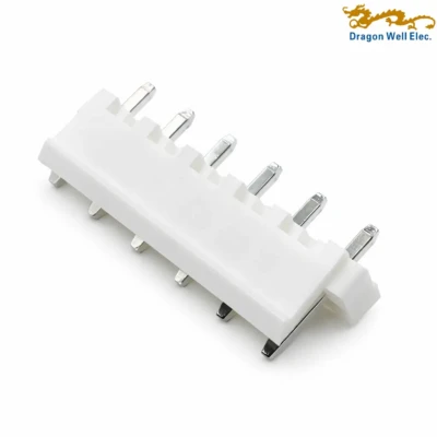 5.00mm Pitch DIP 180° Single Row Wafer Connector 6 Pin