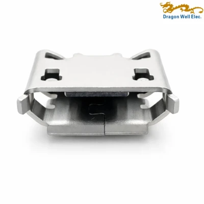Micro USB 5P Type-B Receptacle, Right Angle Mid-Mount SMT Connector