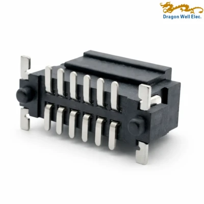 1.27mm E-Type SMT Male Connector NPin H6.7 Reliable