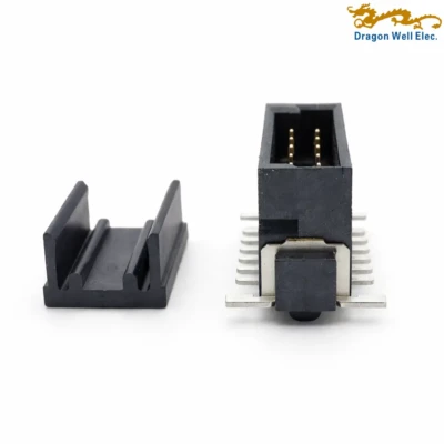 1.27mm E-Type SMT Male Connector NPin H6.7 Reliable
