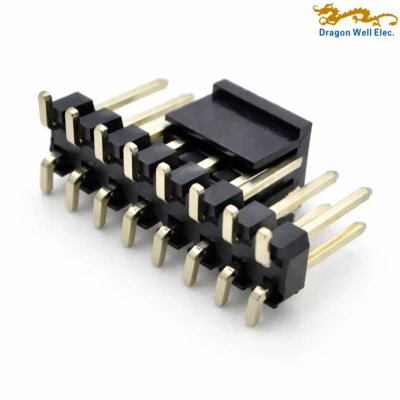 2.00mm Dual Row SMT Pin Header Reliable Vertical Male Connector
