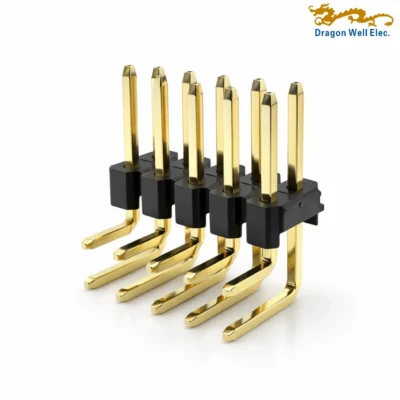 Recent 6 2.54mm Right Angle Dual Row Pin Header