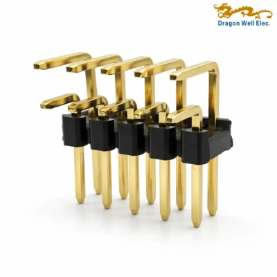 2.54mm Right Angle Dual Row Pin Header